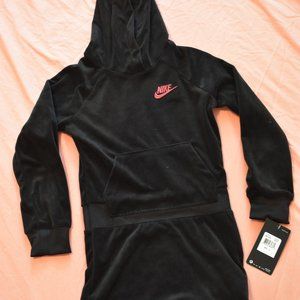 Nike Girls Peached Jersey Velvet dress NWT size 6